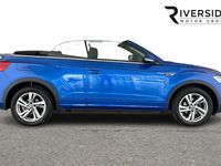 Used VW T-Roc Cabriolet R-line 150 HP (110 kW) 2022 Blue Cabriolet