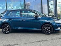 Used Skoda Fabia Colour Edition 94 HP (69 kW) 2021 Petrol blue metallic black magic pearl effect Hatchback
