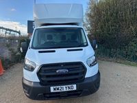 Used Ford Transit 130 HP (95 kW) 2021 White Cabriolet