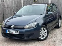 Used VW Golf VII Match 105 HP (77 kW) 2012 Blue Hatchback