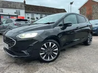 Used Ford Fiesta Titanium X 125 HP (91 kW) 2022 Black Hatchback