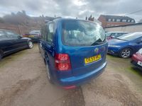 Used VW Touran S 105 HP (77 kW) 2010 Blue MPV