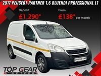 used Peugeot Partner 1.6 BLUE HDI PROFESSIONAL L1 5d 100 BHP BLUETOOTH, CRUISE CTRL,TINTED GLASS