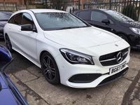 Used Mercedes CLA220 Shooting Brake AMG line 177 HP (130 kW) 2017 White Estate