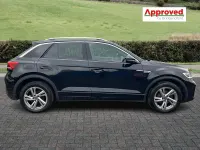 Usado VW T-Roc R-line 150 CV (110 kW) 2022 Negro SUV