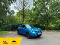 Used Nissan Juke Tekna 112 HP (82 kW) 2019 Blue SUV