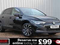 Used VW Golf VIII Style 147 HP (108 kW) 2021 Black Hatchback