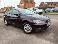 Used Seat Leon SE Technology 110 HP (80 kW) 2018 Purple Hatchback