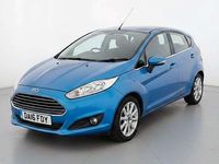 Used Ford Fiesta Titanium 2016 Blue Hatchback