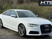Used Audi A6 Black Edition 190 HP (139 kW) 2015 White Sedan