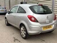 Used Vauxhall Corsa Club 89 HP (65 kW) 2009 Silver Hatchback