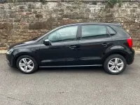 Used VW Polo Match 75 HP (55 kW) 2016 Black Hatchback