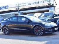 Used Tesla Model 3 Performance 461 kW (627 HP) 2021 Black Sedan