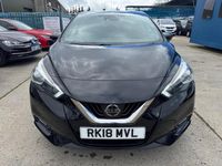 Used Nissan Micra Tekna 90 HP (66 kW) 2018 Black Hatchback