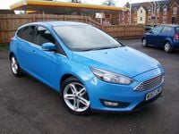 Used Ford Focus Zetec 2017 Blue Hatchback