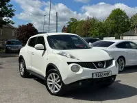 Begagnad Nissan Juke Tekna 110 HK (80 kW) 2012 Vit SUV