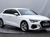 Used Audi A3 Sportback S-Line 110 HP (80 kW) 2023 White Hatchback