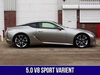 Used Lexus LC 500 Sport Line 477 HP (350 kW) 2018 Silver Coupe