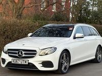 Used Mercedes E220 AMG line 2017 White Estate