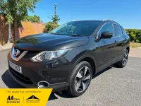 Used Nissan Qashqai N-Connecta 110 HP (80 kW) 2017 Black SUV