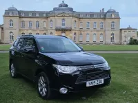 Used Mitsubishi Outlander P-HEV 2015 Black Estate
