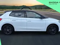 Used Skoda Fabia Colour Edition 85 HP (62 kW) 2024 Moon white metallic black magic pearl effect Hatchback