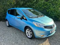 Used Nissan Note S 90 HP (66 kW) 2017 Blue Hatchback