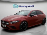 Used Mercedes A180 AMG line 136 HP (100 kW) 2022 Red Hatchback