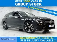 Used Mercedes C200 Premium 2019 Black Estate
