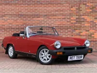 Used MG Midget 66 HP (48 kW) 1977 Red Cabriolet