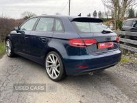 Used Audi A3 116 HP (85 kW) 2019 Blue Hatchback