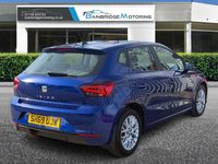 Used Seat Ibiza SE Technology 95 HP (69 kW) 2019 Blue Hatchback