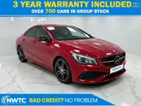 Begagnad Mercedes CLA180 AMG line 122 HK (89 kW) 2017 Röd Sedan