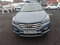 Used Hyundai Santa Fe Premium 2016 Blue SUV