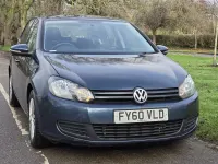 Used VW Golf VI S 78 HP (57 kW) 2010 Blue Hatchback