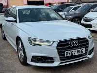 Used Audi A6 S-Line 252 HP (185 kW) 2017 White Estate