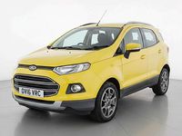Used Ford Ecosport Titanium 2016 Yellow SUV