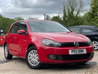 Used VW Golf VI S 105 HP (77 kW) 2011 Red Hatchback
