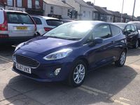 Used Ford Fiesta Zetec 2017 Blue Hatchback