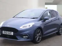 Used Ford Fiesta ST-Line 125 HP (91 kW) 2021 Blue Hatchback