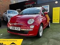 Used Fiat 500 Lounge 69 HP (50 kW) 2008 Red Hatchback