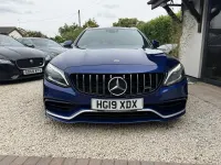 Used Mercedes C63 AMG AMG 476 HP (350 kW) 2019 Blue Estate