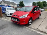 Used Ford B-MAX Zetec 105 HP (77 kW) 2012 Red MPV
