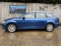 Used Seat Leon SE 105 HP (77 kW) 2014 Blue Estate