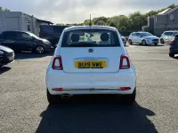 Used Fiat 500 Lounge 69 HP (50 kW) 2019 White Hatchback