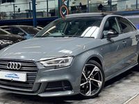 Used Audi A3 Black Edition 150 HP (110 kW) 2018 Grey Sedan