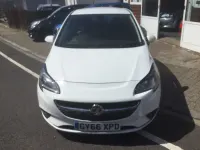 Used Vauxhall Corsa 75 HP (55 kW) 2017 White Hatchback