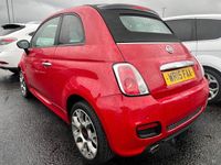 Used Fiat 500 S 2015 Red Cabriolet