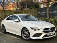 Used Mercedes CLA200 AMG Line Premium 163 HP (119 kW) 2019 White Coupe