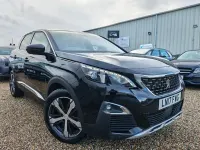 Used Peugeot 3008 GT-line 130 HP (95 kW) 2017 Black SUV